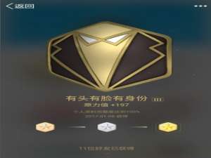 QQ勋章有头有脸有身份勋章获得方法