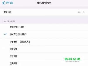 如何删除库乐队设置的铃声(最近项目已删除)