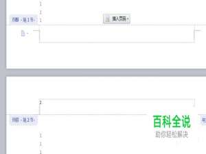 如何在Word中设置不同的页码