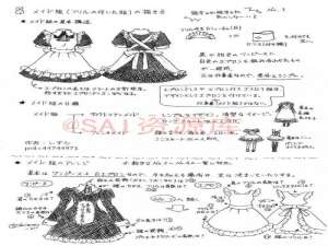 SAI关于巫女服和女仆装的画法分解