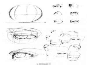 SAI动漫人物五官和脸的画法