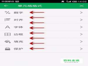手机WPS Office表格如何设置单元格格式