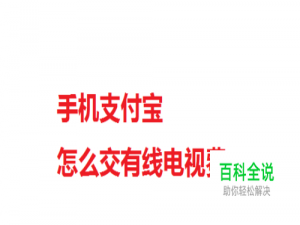 手机支付宝怎么交有线电视费如何手机缴纳