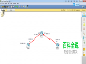 思科模拟器点到点网络的OSPF配置