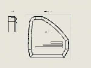 Solidworks工程图怎么标记部分的剖面图?