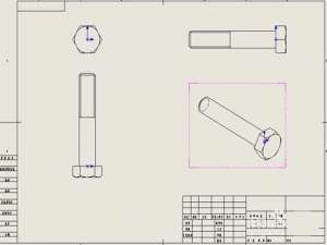 SolidWorks怎么在图纸中布置三视图?
