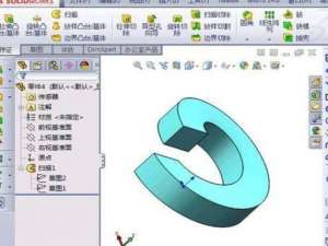 solidworks弹簧垫片零件怎么绘制?