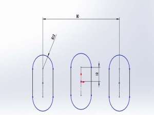 Solidworks多个槽口怎么定义相等? sw草图里定义槽口相等的教程