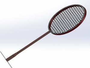 SolidWorks怎么建模羽毛球拍?