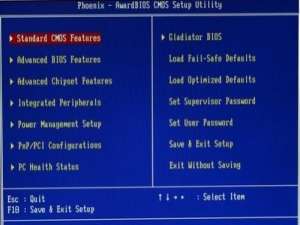 通过CMOS设置界面判断BIOS类型