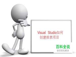 Visual  Studio如何创建报表项目