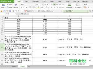 vlookup函数使用简单教程