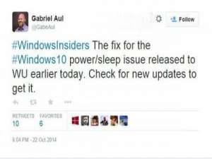 Win10预览版Build 9860再推补丁,修复电源/睡眠问题