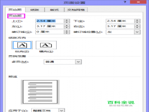 WORD中设置怎么样调整页边距