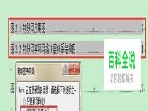 word 2010中图录和表录的自动生成方法