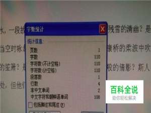 word文档怎么查看字数多少