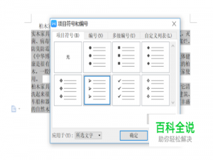 word中如何设置编号，项目编号以及多级编号