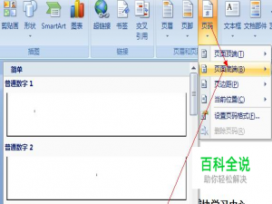 Word2007中设置封面不加页码的技巧