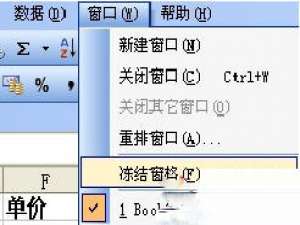 WPS表格中冻结窗格的技巧