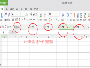 WPS表格如何快速切换多个工作表