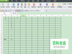 wps表格怎么套用求和公式自动求和