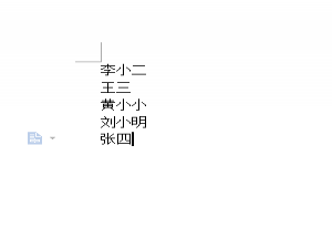 wps中怎么在姓名中间加入一个全角空格?