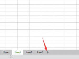 wps表格怎么添加新的工作表?