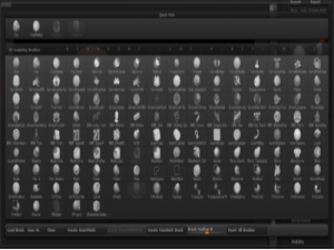 ZBrush 3D雕刻笔刷介绍