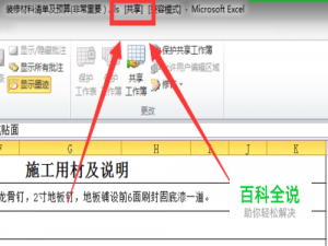 怎么设置Excel2010共享工作簿
