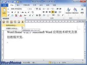 在Word2010中以粘贴链接形式链接文件