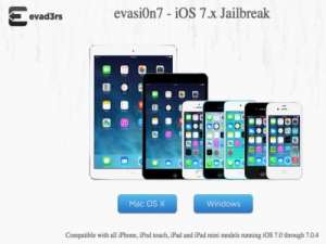 最新版evasi0n1.0.2 beta发布 修复了ipad2 ios7越狱后不断重启问题
