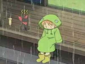 女孩，你好可爱。 人总是把难过的时刻不