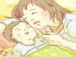 母亲的爱却永未退让. 我不愿让你一个人，你