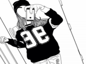 素描欧美风（女） 如果有一天我变了，请