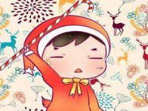 圣诞卡通情侣头像 如果有个人能让你忘掉