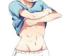 脱衣肌肉动漫男头。 你的离开　是不是对我