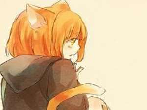 动漫情头. 如果难过，就努力抬头