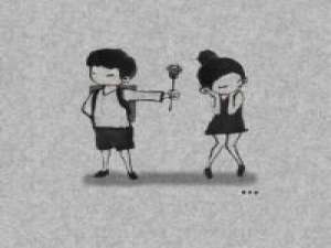 想要努力安抚自己的心