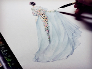 这些手绘服装你最喜欢哪种 不是我没有赶上幸福的