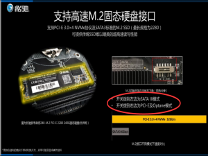 设备应用 影驰B250M-A主板安装M.2硬盘识别不到