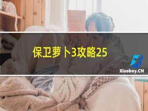 保卫萝卜3攻略25