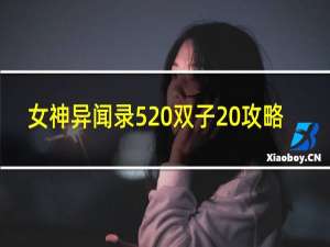 女神异闻录5 双子 攻略