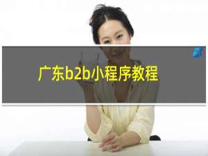广东b2b小程序教程