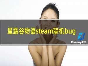 星露谷物语steam联机bug
