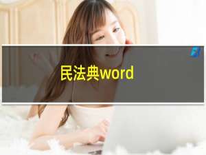 民法典word
