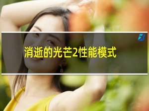 消逝的光芒2性能模式