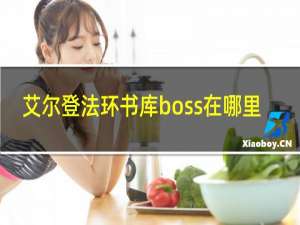 艾尔登法环书库boss在哪里