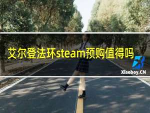 艾尔登法环steam预购值得吗