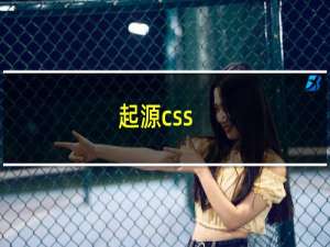 起源css