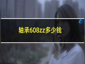 轴承608zz多少钱